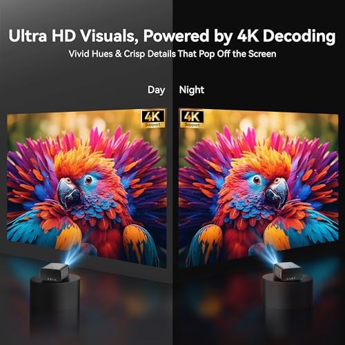 Outdoor movie projector with official streaming apps — photo 4