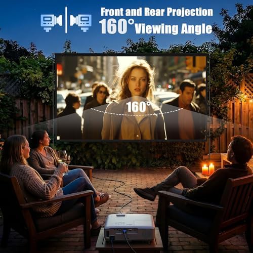 Portable 120 inch outdoor screen with stand — photo 5