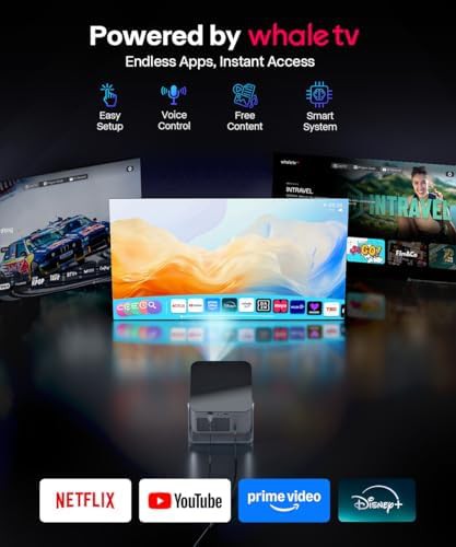 Mini native 1080p projector with built-in speaker — photo 3