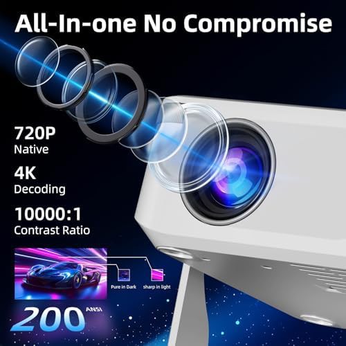 Rotatable mini projector with auto vertical keystone — photo 3