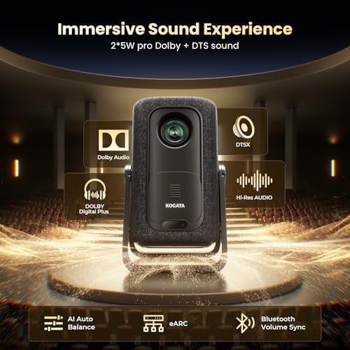 AI auto focus 4K support bedroom projector — photo 5
