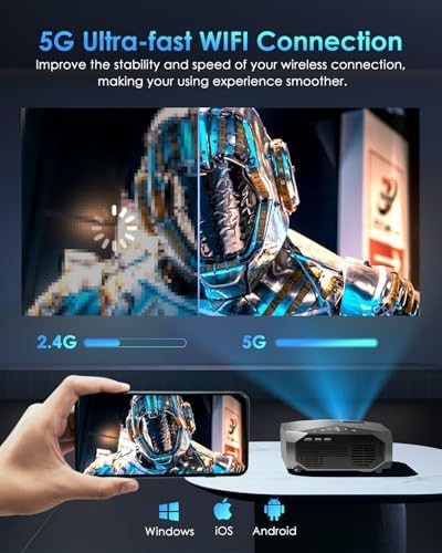 Dark gray native 1080p wifi projector — photo 4