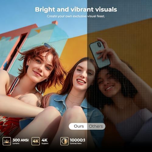 Portable 4k support android projector — photo 5