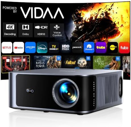 High brightness outdoor 4K projector with VIDAA