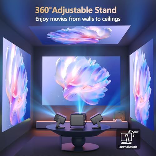 Smart outdoor projector with 360 stand — photo 3