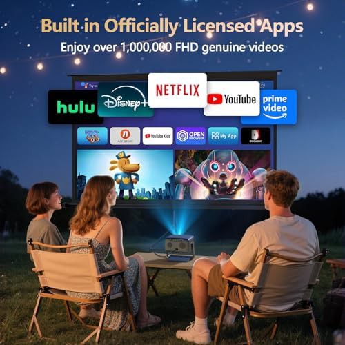 Smart outdoor projector with 360 stand — photo 5