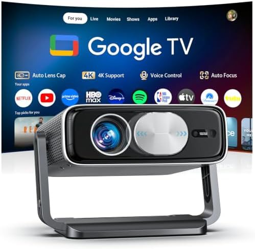 Smart projector with Google TV bundle
