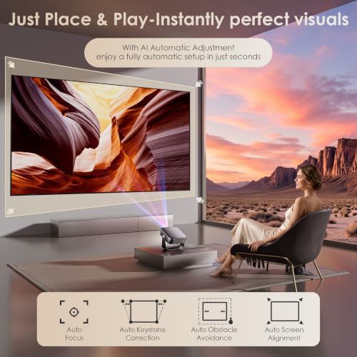 Rotatable smart projector with Google TV — photo 4