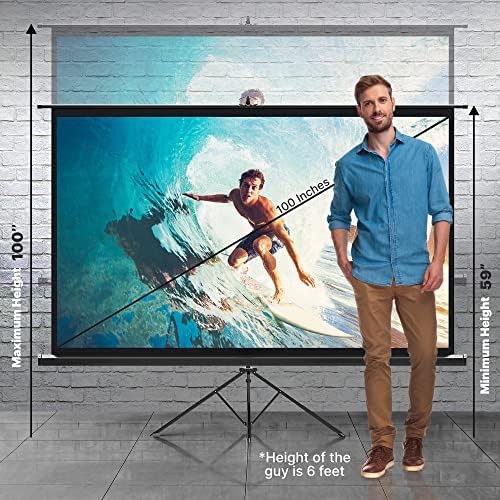 Portable floor standing rollup screen — photo 3