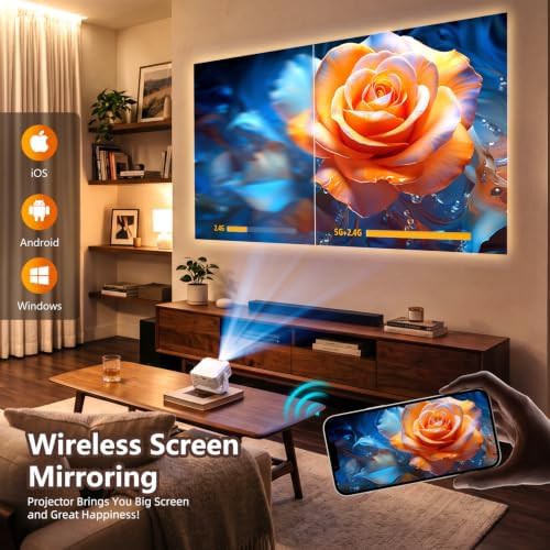 Rotatable mini projector with electronic focus — photo 3