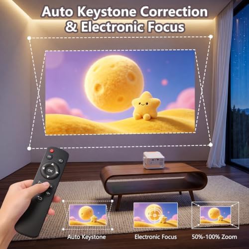Rotatable mini projector with electronic focus — photo 4