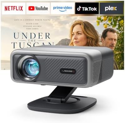 Netflix licensed grey projector with TOF focus