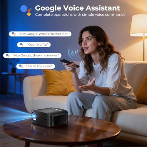 Mini projector with licensed Google TV — photo 3