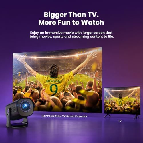Smart Mini Projector with Roku TV — photo 4