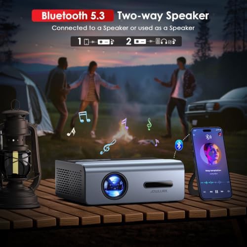Outdoor movie projector with auto keystone — photo 4