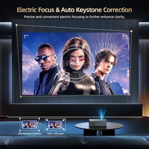 Mini outdoor projector with WiFi 6 and apps — photo 4