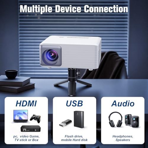 Mini 1080p supported movie projector — photo 4