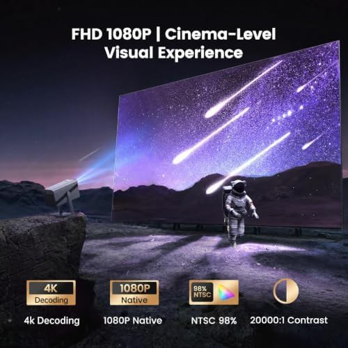 Smart mini projector with adjustable stand — photo 4