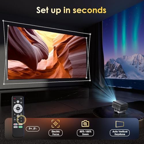 Smart Android projector with electric focus — photo 4