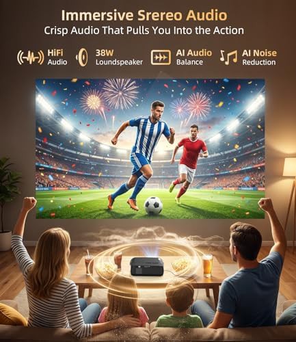 High brightness smart outdoor projector with NFC — photo 4