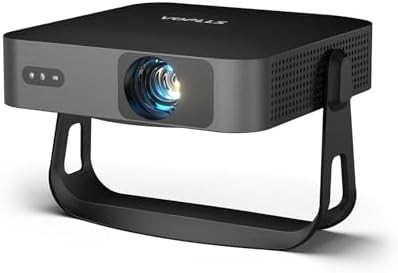 Thin smart projector with adjustable stand