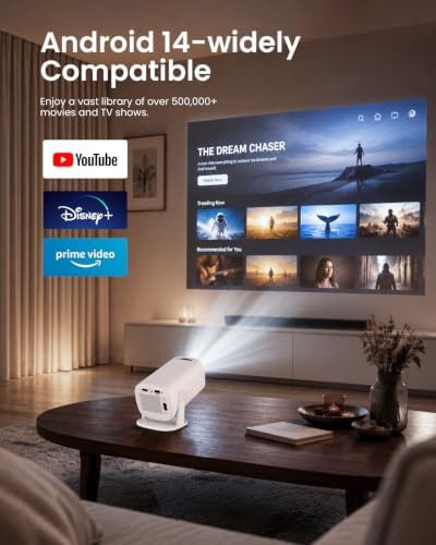 Mini portable projector with Android 14 — photo 5
