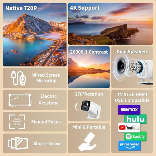 Rotatable portable short throw projector — photo 3