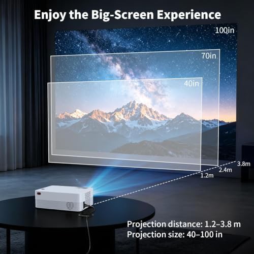 Portable mini projector with built-in speaker — photo 4