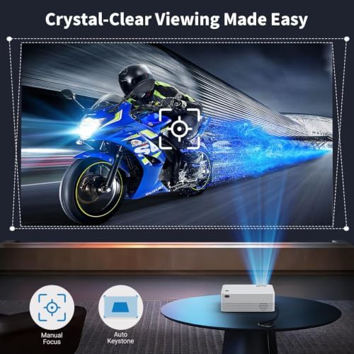 Portable mini projector with built-in speaker — photo 5