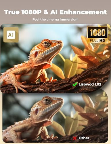 Outdoor 4K support projector with apps — photo 3