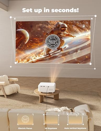 Outdoor 4K support projector with apps — photo 5