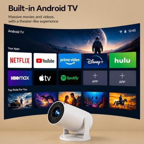 Mini wifi 6 portable smart projector — photo 4