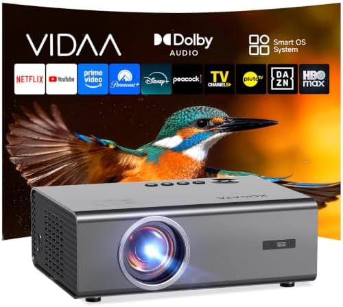 Smart gaming projector with 60W Dolby sound