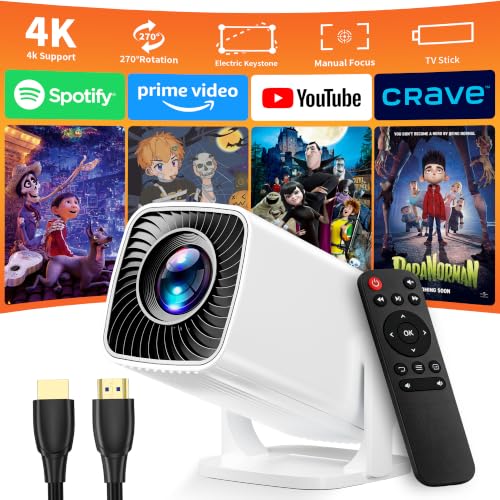 Mini Projector 4K Support