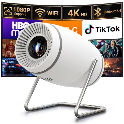 【Built-in APPS】Mini Projector With Wifi And Bluetooth